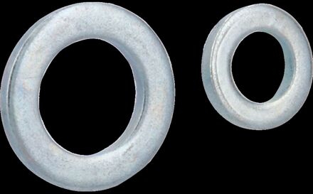 ELLE Paumellescharnier - Verzinkt Staal - 5-11 Mm - 30 Stuks