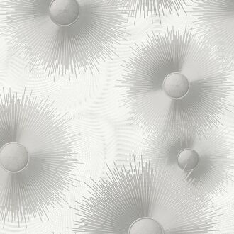 ELLE Vinylbehang Aurora - Licht Grijs - 10,05m X 53cm