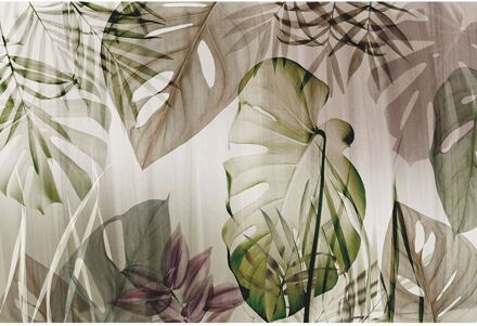 ELLE Vliesbehang Tropical Lights - Bruin - 2,70m X 450cm