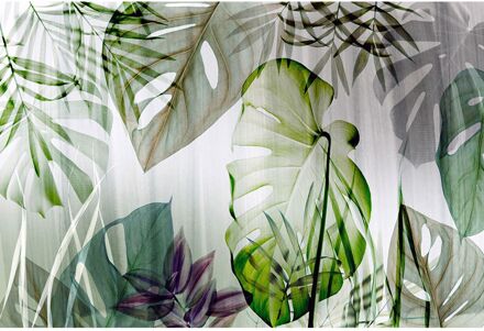 ELLE Vliesbehang Tropical Lights - Groen - 2,70m X 450cm