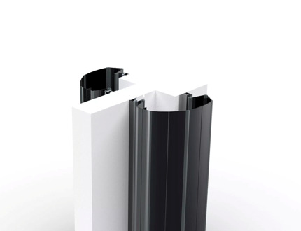 Ellen Vingerbeschermingsprofiel FINPROTECT+ 90-120 ZWART 250 - 805504250