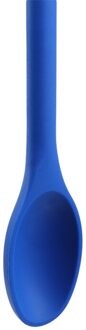 Ellenmar Siliconen Lepel Lange Steel Lepel Koken Bakken Menglepel Keuken Restaurant Gebruiksvoorwerpen blauw