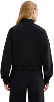 ELLESSE Dames Carrera Kwart Zip Sweatshirt (Zwart) - maat