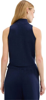 ELLESSE Dames/Dames Surista Quarter Zip Top (Marine) - maat Navy