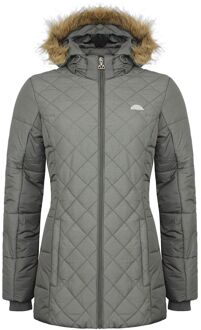 ELLESSE Dames Donkergrijze Mantel met Capuchon Donkergrijs - XL