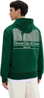 ELLESSE Heren Club Di Corsa Hoodie (Donkergroen)