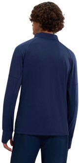 ELLESSE Heren Musica Kwart Rits Lange Mouwen T-Shirt (Marineblauw) - maat M Navy