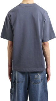 ELLESSE Heren Squadron T-Shirt (Slate Blauw) - XS