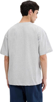 ELLESSE Heren Suisio T-shirt (Lichtgrijs Marl) - maat XS