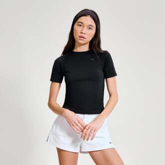 ELLESSE La Bella Seamless Tee T-shirt Dames-zwart