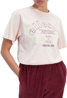 ELLESSE Nira Shirt Dames licht roze - bruin - crème - M