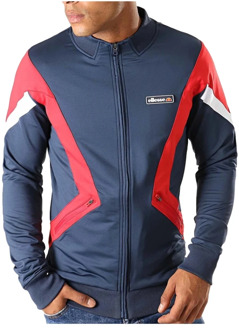 ELLESSE Sportjas - Maat L  - Mannen - navy/rood/wit