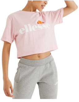 ELLESSE T-shirt - Vrouwen - licht roze/wit