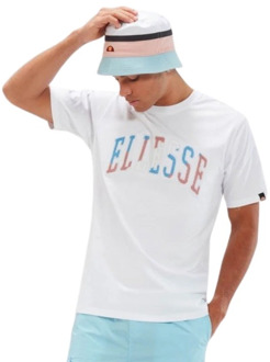 ELLESSE T-Shirts Ellesse , White , Heren - Xl,L,S,Xs