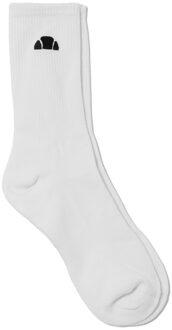 ELLESSE Unisex Volwassen Alacre Crew Sokken (Verpakking van 3) (Wit) - EU 37 - 42