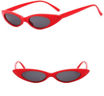 Elliptische Frame Kat Brillen Trend Oceaan Film Zonnebril Druppelvormige Voor Driver Populaire Auto Rijden Bril rood