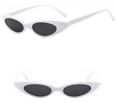Elliptische Frame Kat Brillen Trend Oceaan Film Zonnebril Druppelvormige Voor Driver Populaire Auto Rijden Bril whitea