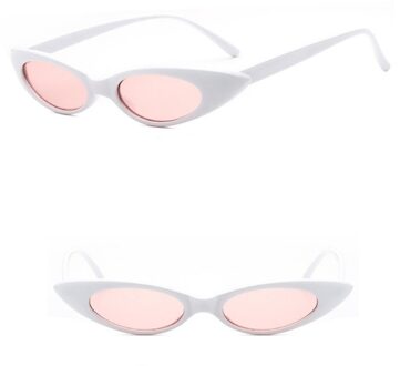 Elliptische Frame Kat Brillen Trend Oceaan Film Zonnebril Druppelvormige Voor Driver Populaire Auto Rijden Bril whiteb