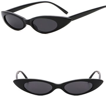 Elliptische Frame Kat Brillen Trend Oceaan Film Zonnebril Druppelvormige Voor Driver Populaire Auto Rijden Bril zwart