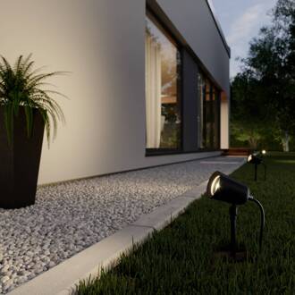 Elmana prikspot, GU10, IP65 donkergrijs