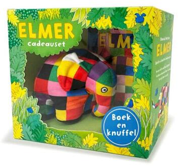 Elmer boek en knuffel cadeauset -  David McKee (ISBN: 9789000393954)