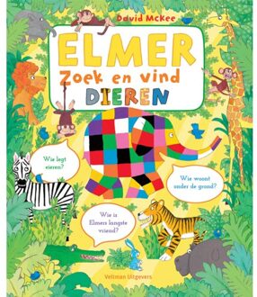 Elmer Zoek En Vind - Dieren - David McKee