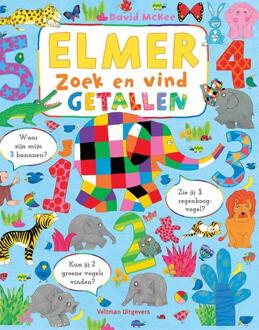 Elmer zoek en vind - getallen -  David McKee (ISBN: 9789048323623)