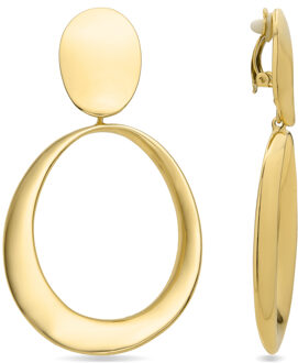 Elnath oorbellen afgewerkt in 18k geel goud - One Size