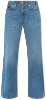 Elodie high-rise jeans met wijde pijpen Ulla Johnson , Blue , Dames - W30,W29,W26