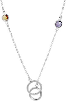 'Eloise' Dames 925 Sterling Zilveren Ketting - Zilver ZK-7409