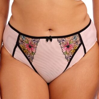 Elomi Carrie High Leg Brief * Actie * Versch.kleure/Patroon,Zwart,Roze - Small