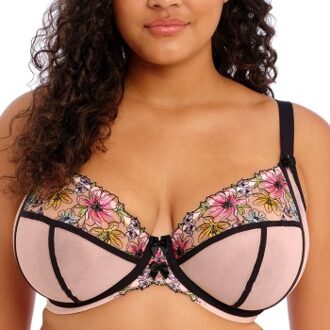Elomi Carrie Underwire Plunge Bra * Actie * Versch.kleure/Patroon,Zwart,Roze - I 75,K 70