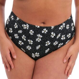 Elomi Plain Sailing Black Daisy Bikini Brief * Actie * Zwart,Versch.kleure/Patroon - 3XL