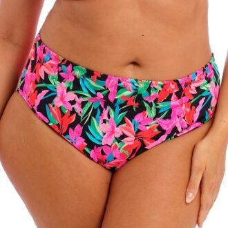 Elomi Savaneta Mid Rise Bikini Brief * Actie * Zwart,Versch.kleure/Patroon - XX-Large,3XL