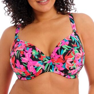 Elomi Savaneta Underwire Plunge Bikini Top * Actie * Zwart,Versch.kleure/Patroon - G 80,G 85,H 80,H 85