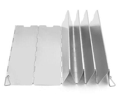ELOS-10 Platen Vouw Camping Fornuis Gasfornuis Wind Shield Screen Opvouwbare Outdoor