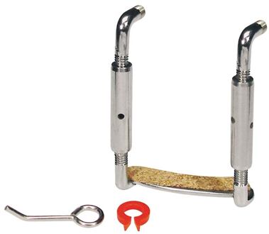 ELS CSV-12 kinhouder klem voor viool kinhouder klem voor viool, 1/2, Duitse kwaliteit