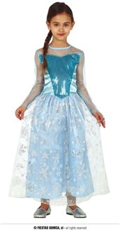 Elsa Prinses Kostuum Kind Blauw