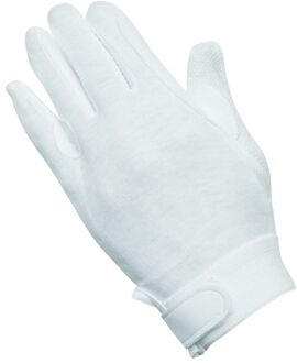 Elt Paardrijhandschoenen - Katoen - S - Wit