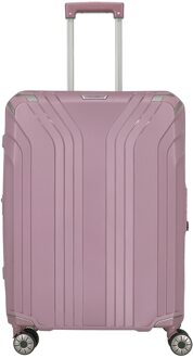 Elvaa 4 Wiel Trolley M Expandable rosé Harde Koffer Rose - H 66 x B 47 x D 30