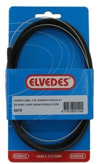 Elvedes Versnellingskabelset Elvedes Nexus 3 1700 / 2250 mm RVS - zwart (op kaart)