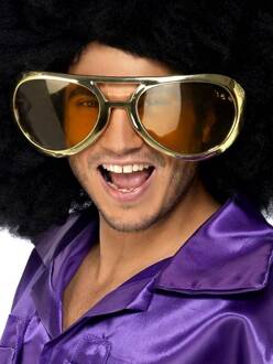 Elvis bril Giant Zilver - Grijs, Goud - Brons