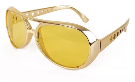 Elvis bril goud