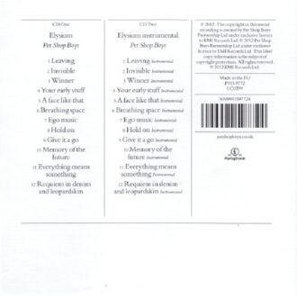Elysium - Pet Shop Boys