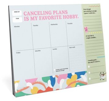 Em & Friends Struggle Is Real Weekly Desktop Planner - Em & Friends Weekly Desktop Planners - Em & Friends