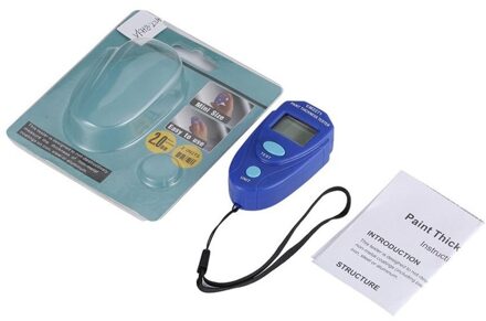 EM2271 Mini Coating Digitale Schilderen Dikte Tester Meter Mini Lcd Automotive Data Hold Auto Laagdiktemeter