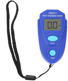EM2271 Mini Diktemeter Elektronische Breedte Meetinstrumenten Auto Verf Dikte Meter Verf Coating Dikte Tester Tool blauw