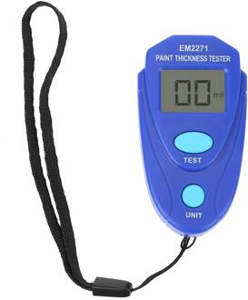 EM2271 Mini Lcd Digitale Coating Schilderen Film Zink Plating Laagdiktemeter Tester 0-2Mm Dikte Tester Voor Dikte meten