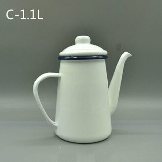 Emaille Koffiepot, Emaille Water Pot, Email Wijn Pot. Scandinavische Stijl. C-1.1L
