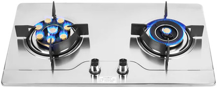 Embedded Double Gas Stove Stainless Steel Gas Stove Household Fierce Fire Gas Stove Double Burner Gas Stove Manufacturer